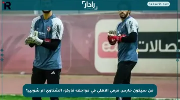 من سيكون حارس مرمى الأهلي في مواجهة فاركو: الشناوي أم شوبير؟